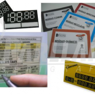 ETIQUETAS/PLAQUETAS REUTILIZÁVEIS ETIQUETAS/PLAQUETAS REUTILIZÁVEIS
